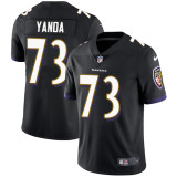 NFL Baltimore Ravens #73 Yanda Black Vapor Limited Jersey