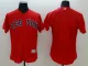 Majestic MLB Boston Red Sox Blank Red Elite Jersey