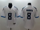 NFL Tennessee Titans #8 Mariota White Vapor Limited Jersey