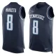 Marcus Mariota Tennessee Titans Printed Player Name & Number Tank Top - Navy