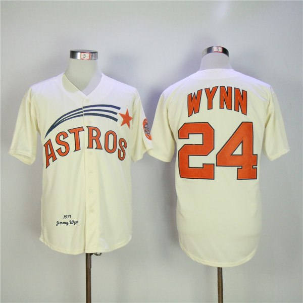 MLB Houston Astros #24 Wayn Cream Throwback Jersey