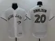 MLB Toronto Blue Jays #20 Donaldson White Anniversary Elite Jersey