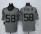 NEW Nike Carolina Panthers 58 Davis sr Gray Mens Gridiron Gray Limited Jersey
