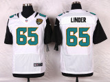 Nike Jacksonville Jaguars #65 Linder White Elite Jersey