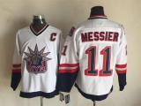 NHL New York Rangers #11 Messier White Jersey