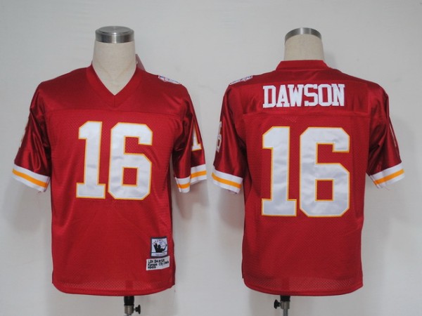 NFL Jerseys Kansas City Chiefs 16 Len Dawson Red M&N 1969