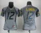Women Nike West Virginia Mountaineers Geno Smith 12 Grey College Football Jersey