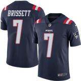 NFL New England Patriots #7 Brissett Blue Rush Jersey