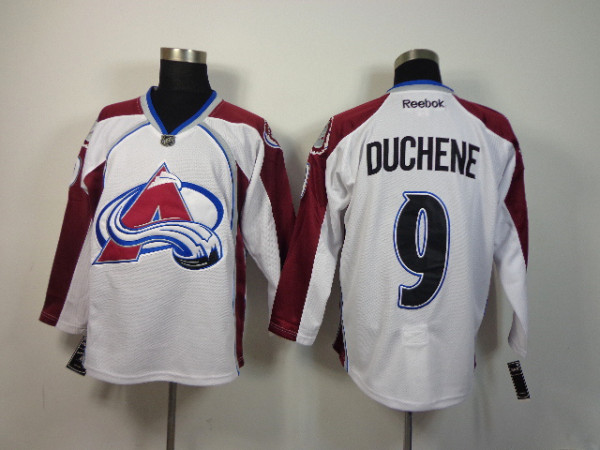 NHL Colorado Avalanche #9 Duchene White Jersey