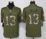 New Nike San Diego Chargers 13 Allen Green Salute To Service Limited Jersey