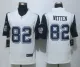 New Nike Dallas Cowboys 82 Witten White Mens Stitched Limited Rush Jersey