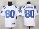Nike Indianapolis Colts #80 Fleener White Elite Jersey