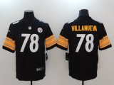 NFL Pittsburgh Steelers #78 Villanueva Black Color Vapor Limited Jersey