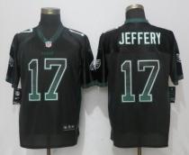 Nike Philadelphia Eagles 17 Jeffery Drift Fashion Black Elite Jersey