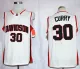 NCAA Davidson Wildcat Wildcat #30 Stephen Curry White Jersey