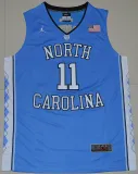 2016 North Carolina Tar Heels Brice Johnson 11 College Basketball Jersey - Carolina Blue
