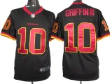 Black Robert Griffin III Jersey, Washington Redskins #10 Nike NFL Game Jersey