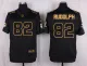 Mens Minnesota Vikings #82 Rudolph Pro Line Black Gold Collection Jersey