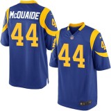 Mens Nike Los Angeles Rams #44 Jacob McQuaide Elite Blue Jersey