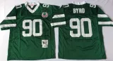 NFL New York Jets #90 Byrd Green Throwback Jersey