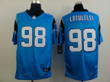 Nike Carolina Panthers #98 Lotulelei Blue Elite Jersey