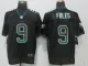Nike Philadelphia Eagles 9 Foles Drift Fashion Black Elite Jersey