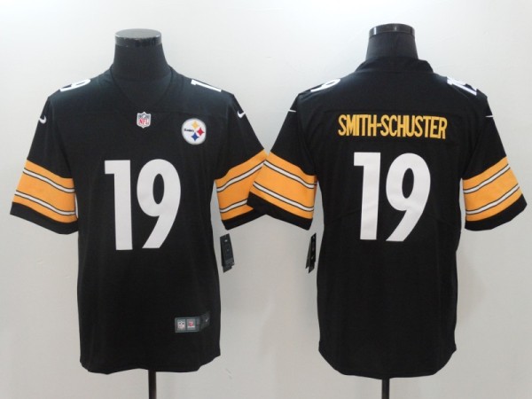 NFL Pittsburgh Steelers #19 Smith-Schuster Black Vapor Limited Jersey