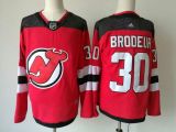 Adidas New Jersey Devils #30 Brodeur Red NHL Jersey