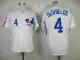 MLB Montreal Expos #4 DeShields White Throwback Jersey