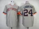 MLB Jerseys Detroit Tigers #24 Cabrera Grey 1984 Throwback Jersey