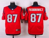 Nike Houston Texans #87 Fiedorowicz Red Elite Jersey