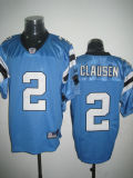 Nike Carolina Panthers #2 Clausen Blue Elite Jerseys