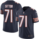 Mens Chicago Bears #71 Sitton Blue Vapor Limited Jersey