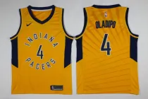 NBA Indiana Pacers #4 Oladipo Yellow Nike Jersey