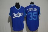 MLB Los Angeles Dodgers #35 Codylove Blue Pullover Jersey