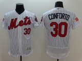 MLB New York Mets #30 Conforto White Elite Jersey