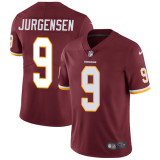 Men's Washington Redskins #9 Jurgensen Burgundy Vapor Limited Jersey