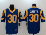 Mens NFL Los Angeles Rams #30 Gurley II Blue Limited Legand Jersey