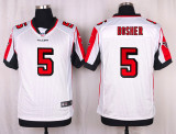 Nike Atlanta Falcons #5 Bosher White Elite Jersey