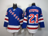 NHL New York Rangers #21 Stepah Blue Jersey