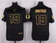 Mens Indianapolis Colts #19 Unitas Pro Line Black Gold Collection Jersey