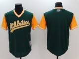 MLB Oakland Athletics Blank All Rise Green Pullover Jersey