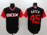 MLB Chicago White Sox #45 Dutch All Rise D.Blue Pullover New Jersey