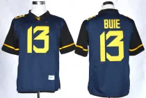 NCAA West Virginia Mountaineer #13 Andrew Buie Blue Jersey