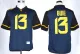 NCAA West Virginia Mountaineer #13 Andrew Buie Blue Jersey