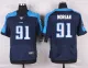Nike Tennessee Titans #91 Morgan D.Blue Elite Jersey