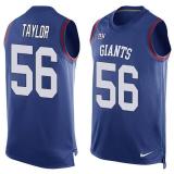 NFL New York Giants #56 Taylor Blue Limited Tank Top Jersey