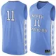 NCAA North Carolina Tar Heels #11 Nike Replica Jersey Carolina Blue
