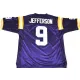 LSU Tigers #9 Jordan Jefferson  Purple College Football Jersey