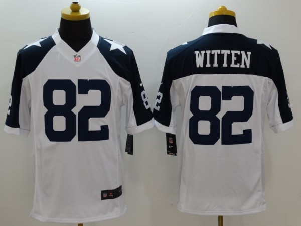 NFL Dallas Cowboys #82 Witten White Thanksgiving Limited Jersey